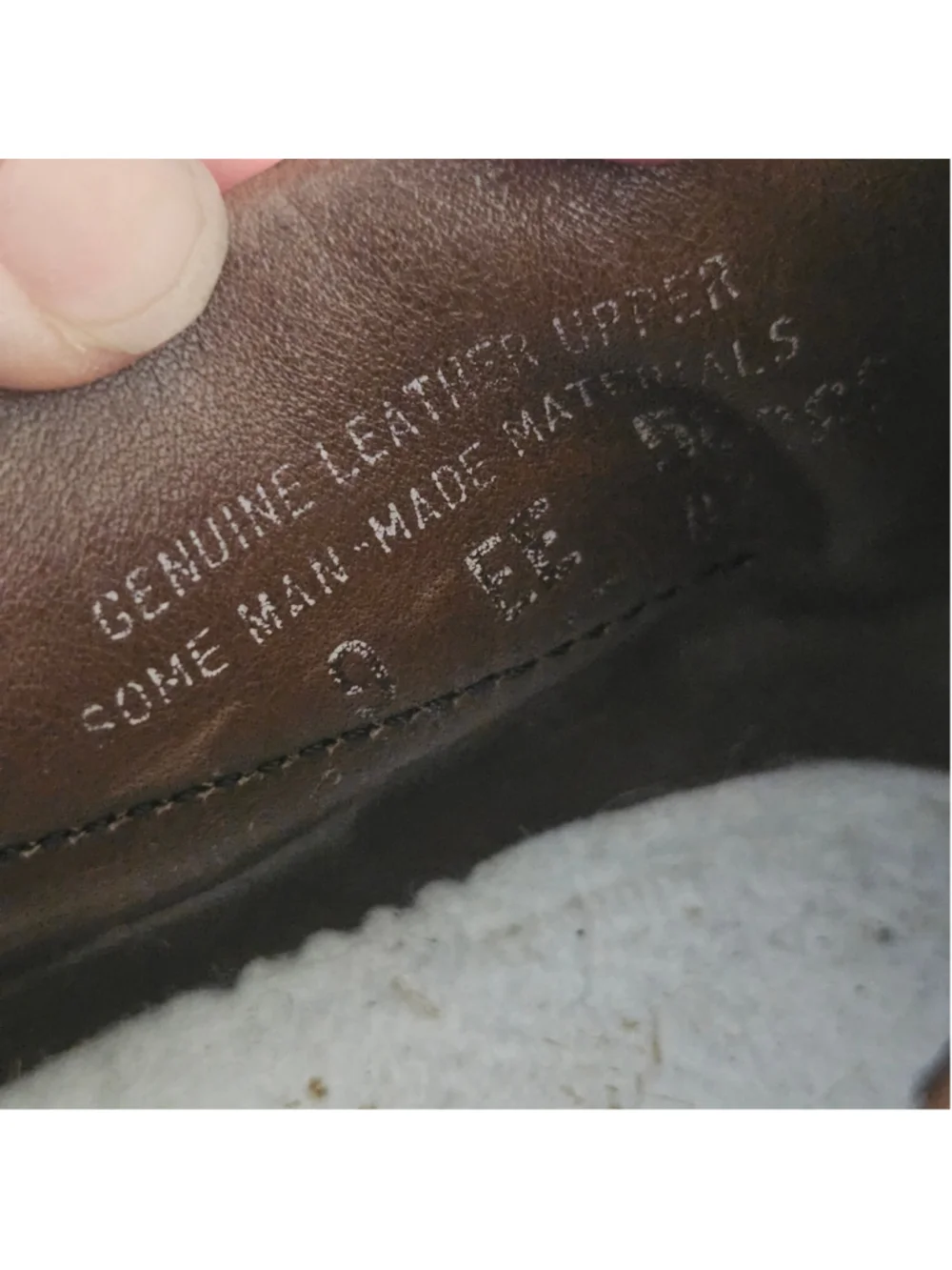 Filson Brown Leather Lace Up Shoes Vibram Mens 9 EE